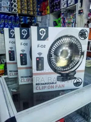 Mini Rechargeable Fan and Remote Control