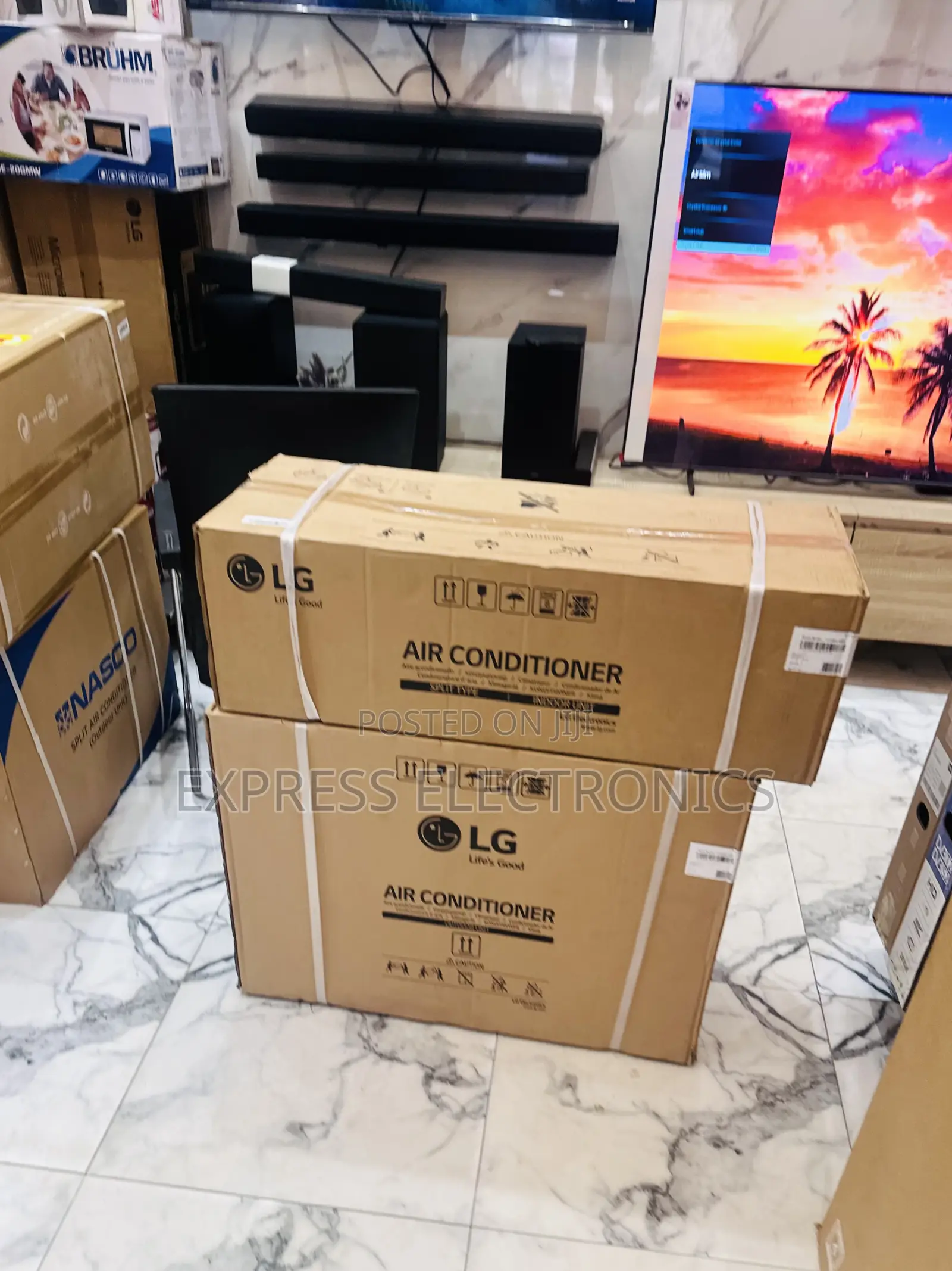 Better Air Throw Air Conditioner LG 1.5hp Split R410 Gas