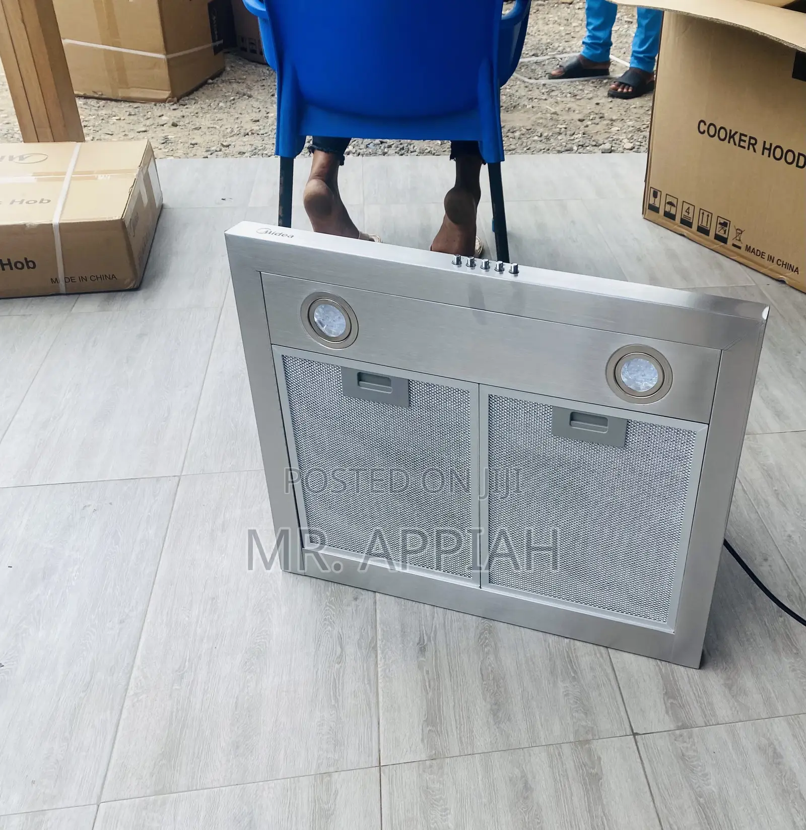 Well Design Midea T-Shape Electric Hood Extractor(60m21).