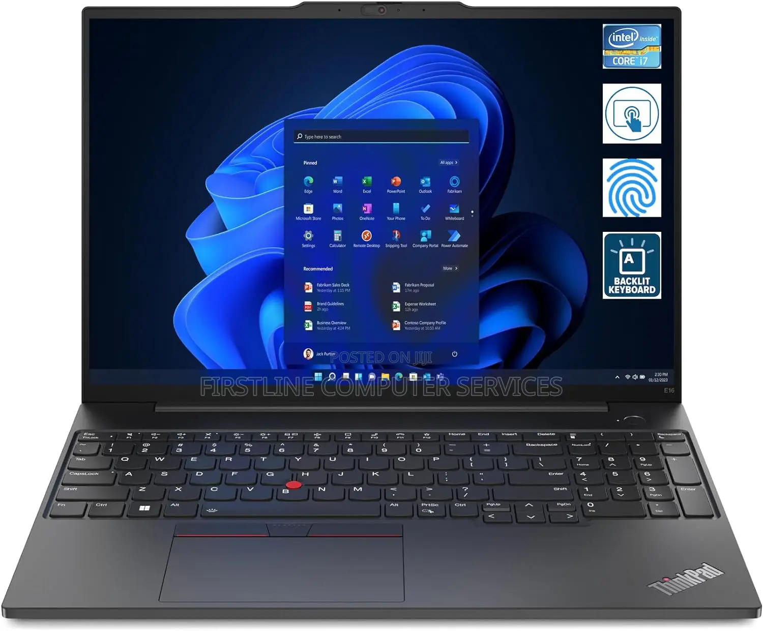 New Laptop Lenovo Thinkpad E16 G1 8GB Intel Core I7 SSD 512GB