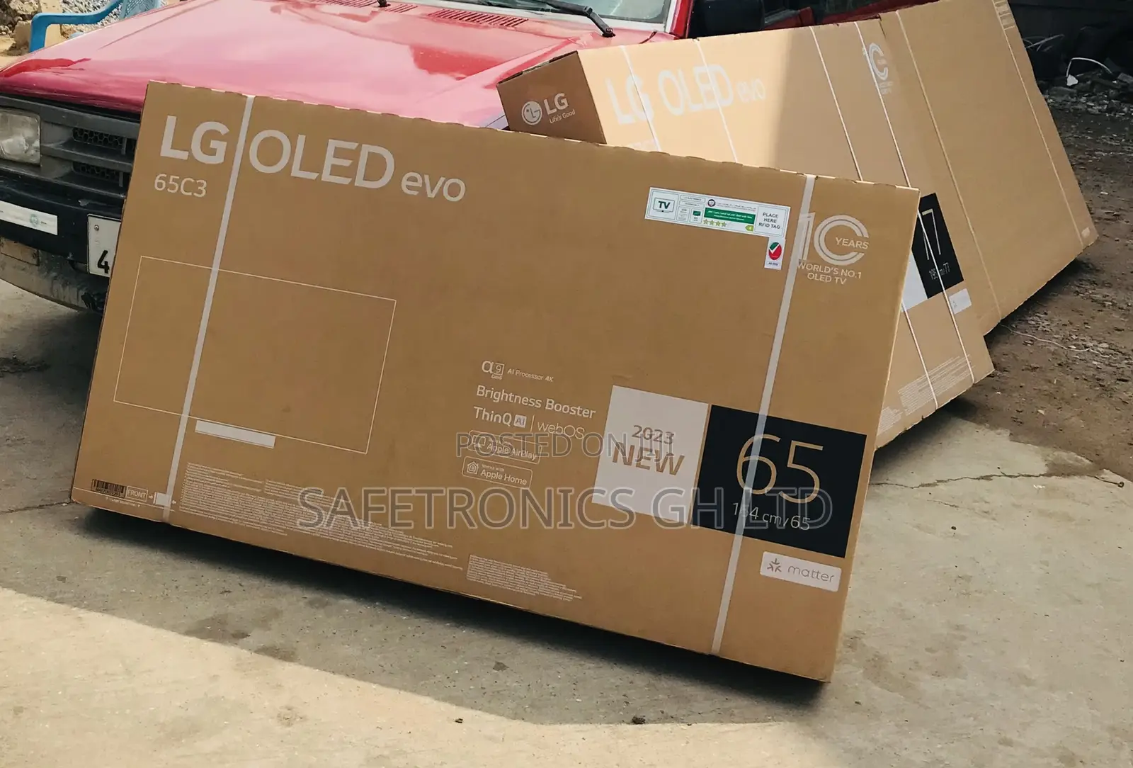 Authentic New Smart UHD LG 65C3 Inches Black Tv