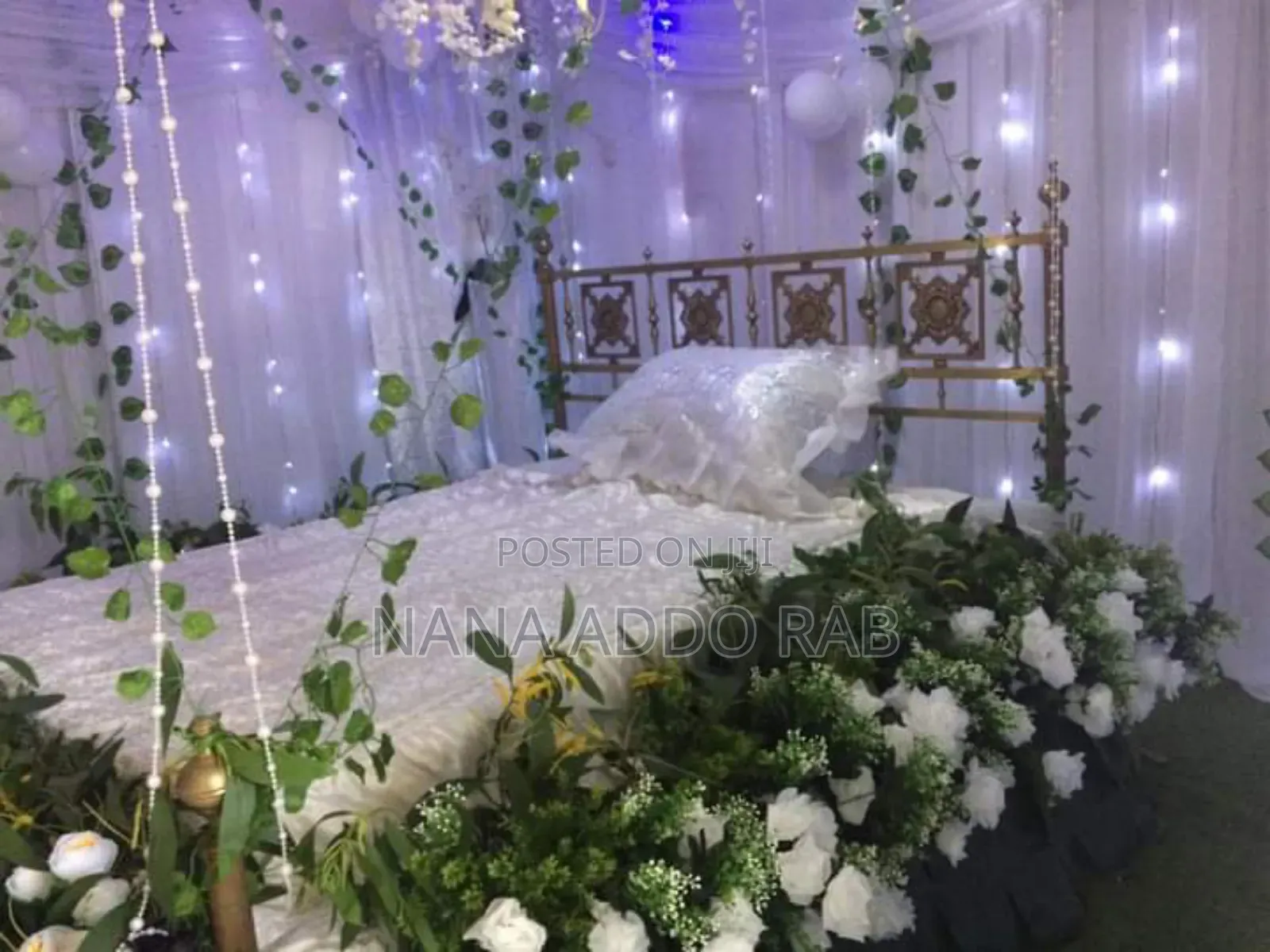 Funeral Undertaker or Body Decorations Works .Bed for Deco