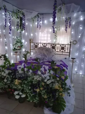 Funeral Undertaker or Body Decorations Works .Bed for Deco
