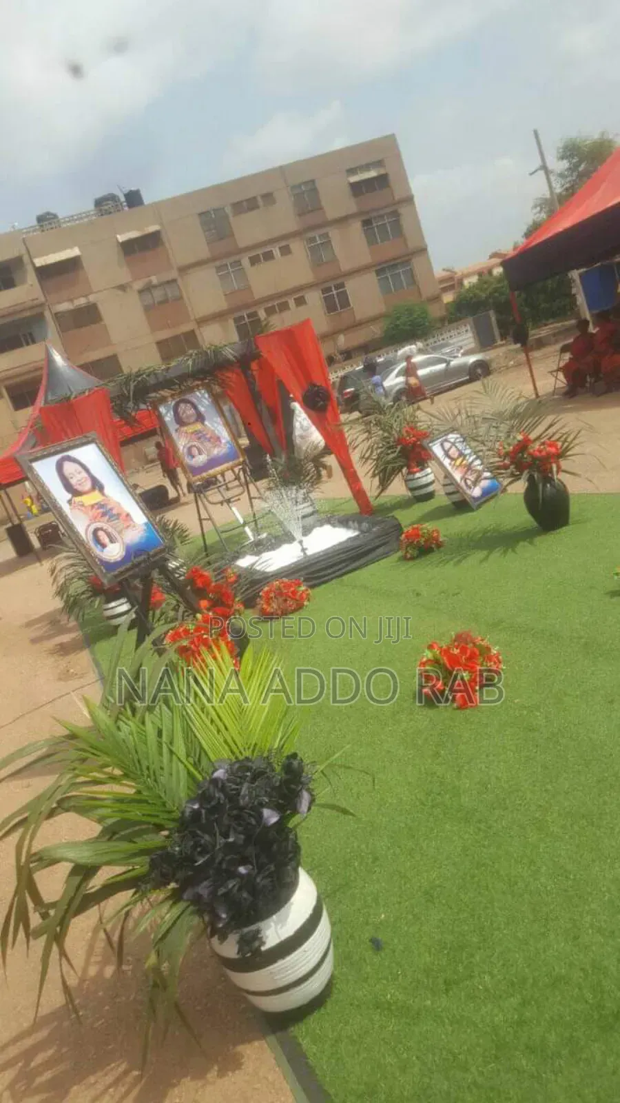 Funeral Undertaker or Body Decorations Works .Bed for Deco