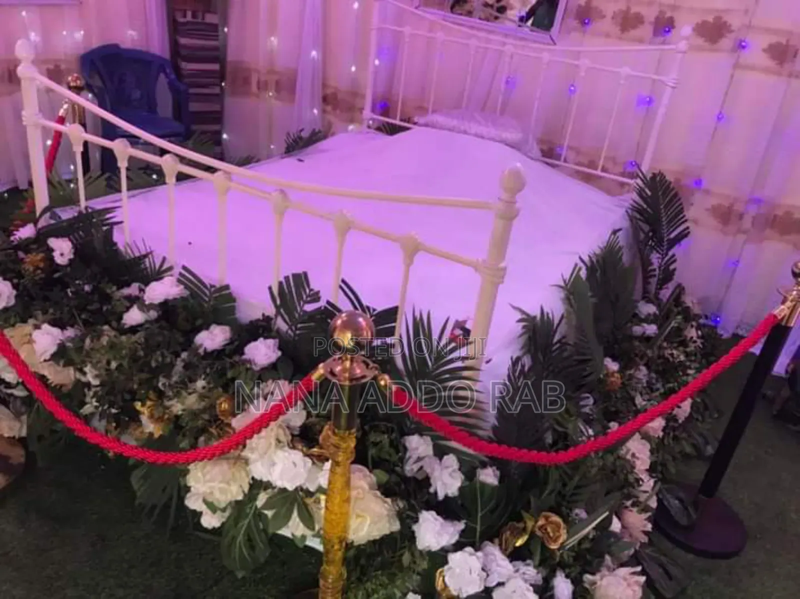 Funeral Undertaker or Body Decorations Works .Bed for Deco