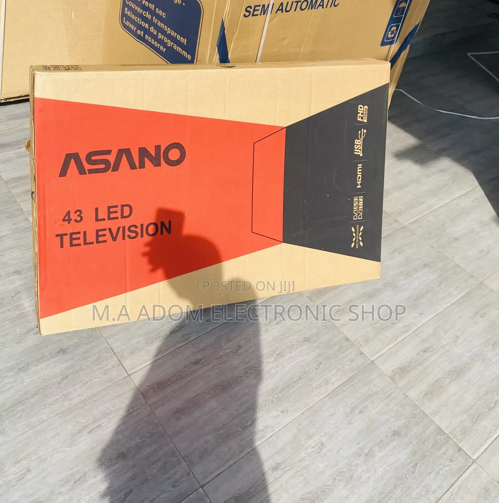 Quality Asano 43 Inch HD Digital Satellite Television.