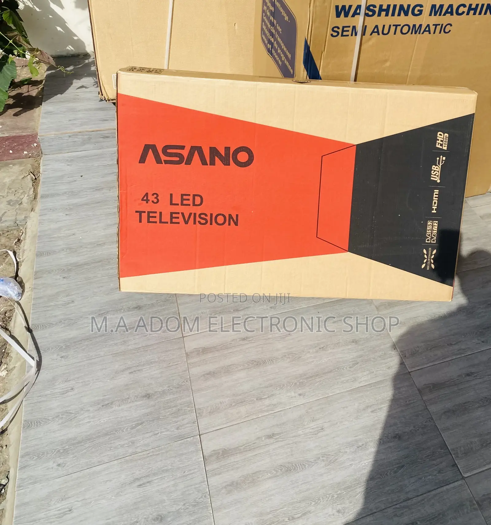 Quality Asano 43 Inch HD Digital Satellite Television.