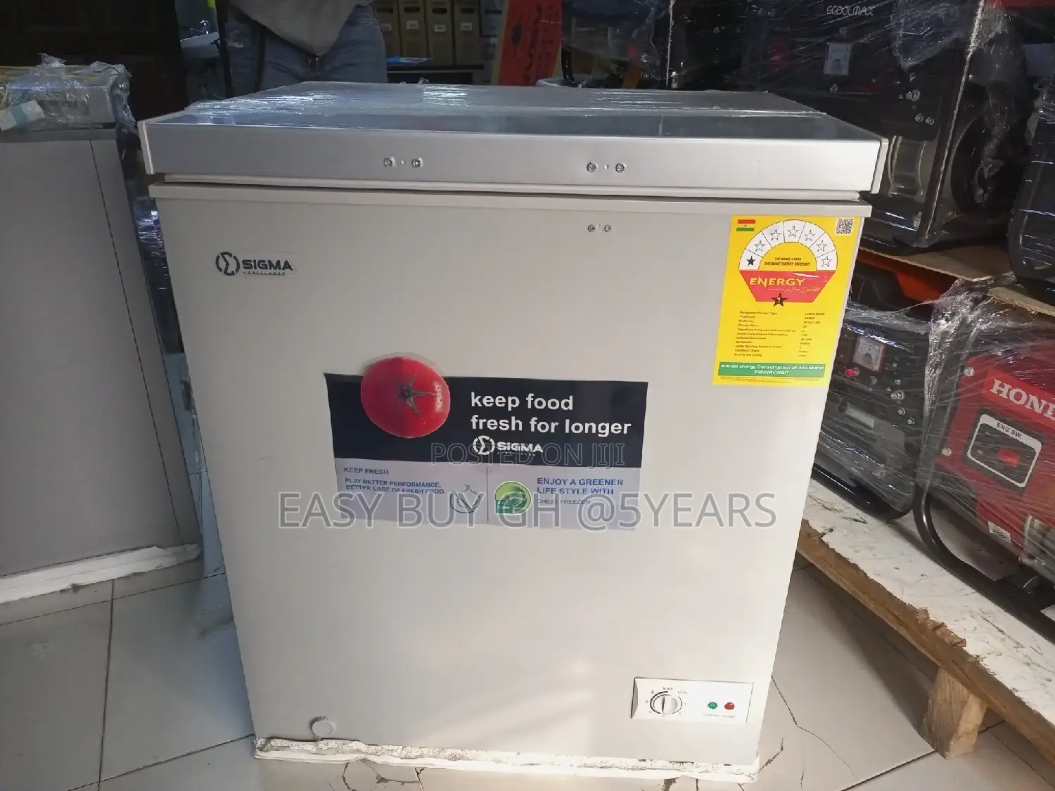 Sigma 160liters Brand New Chest Freezer