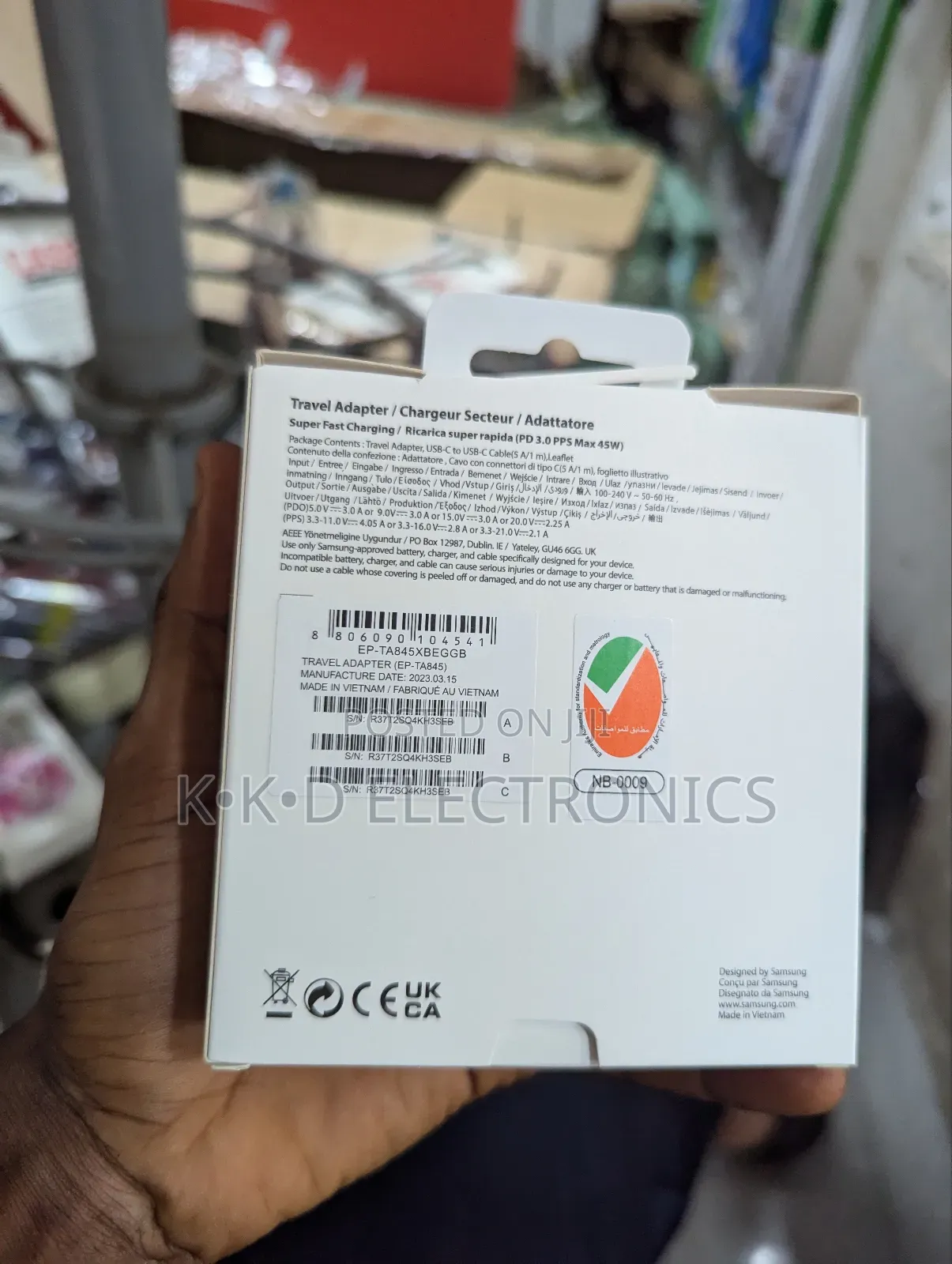 Samsung 45watts Super Fast Charger