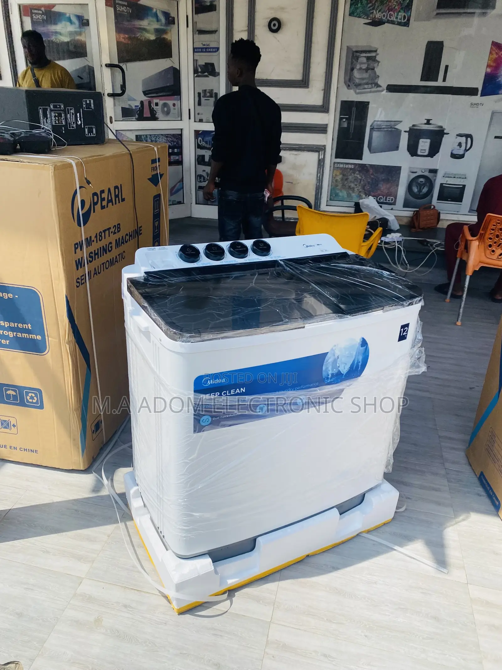 Purchase Original Midea 12kg Semi-Automatic Washing Machine