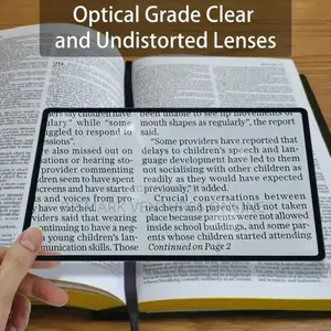 3x Sheet Magnifier Reading Glass
