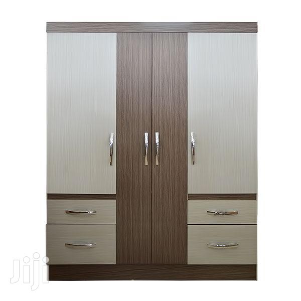 4-Door Wardrobe 4 Drawers