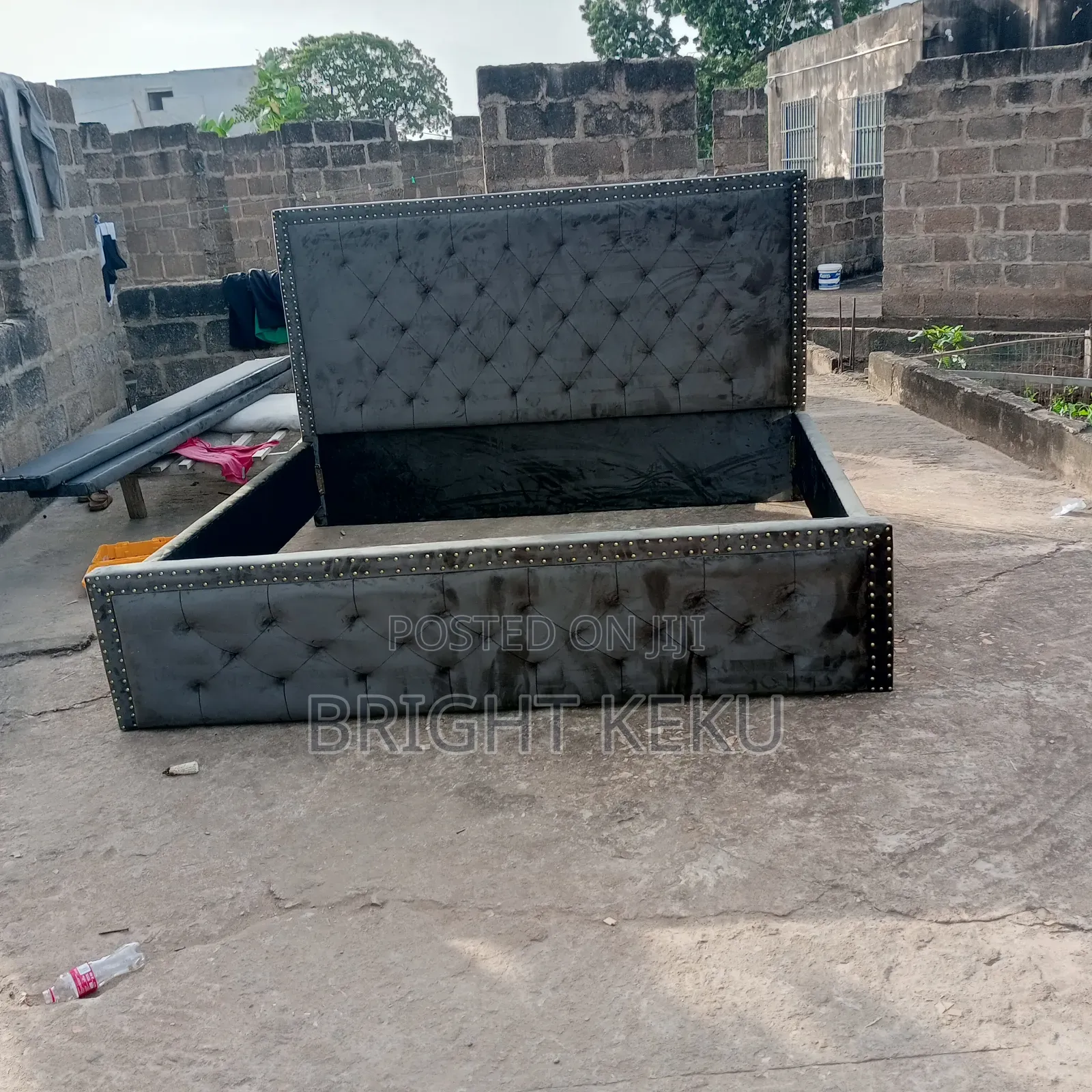 Queen Size Bed Frame With Side It Is Available