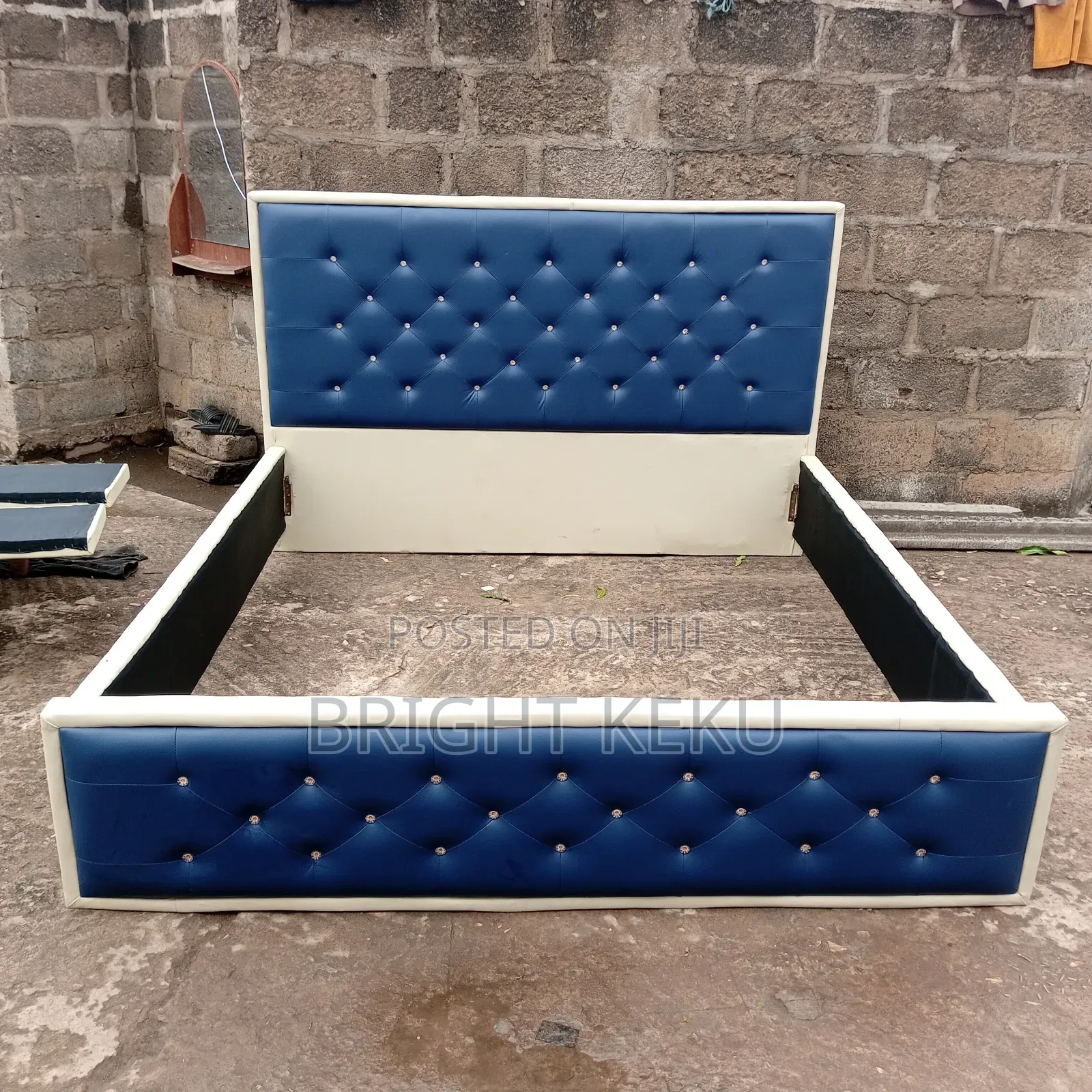 Queen Size Bed Frame With Side It Is Available