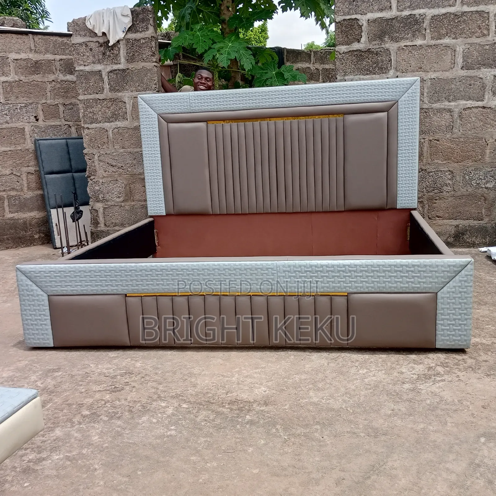 Queen Size Bed Frame With Side It Is Available