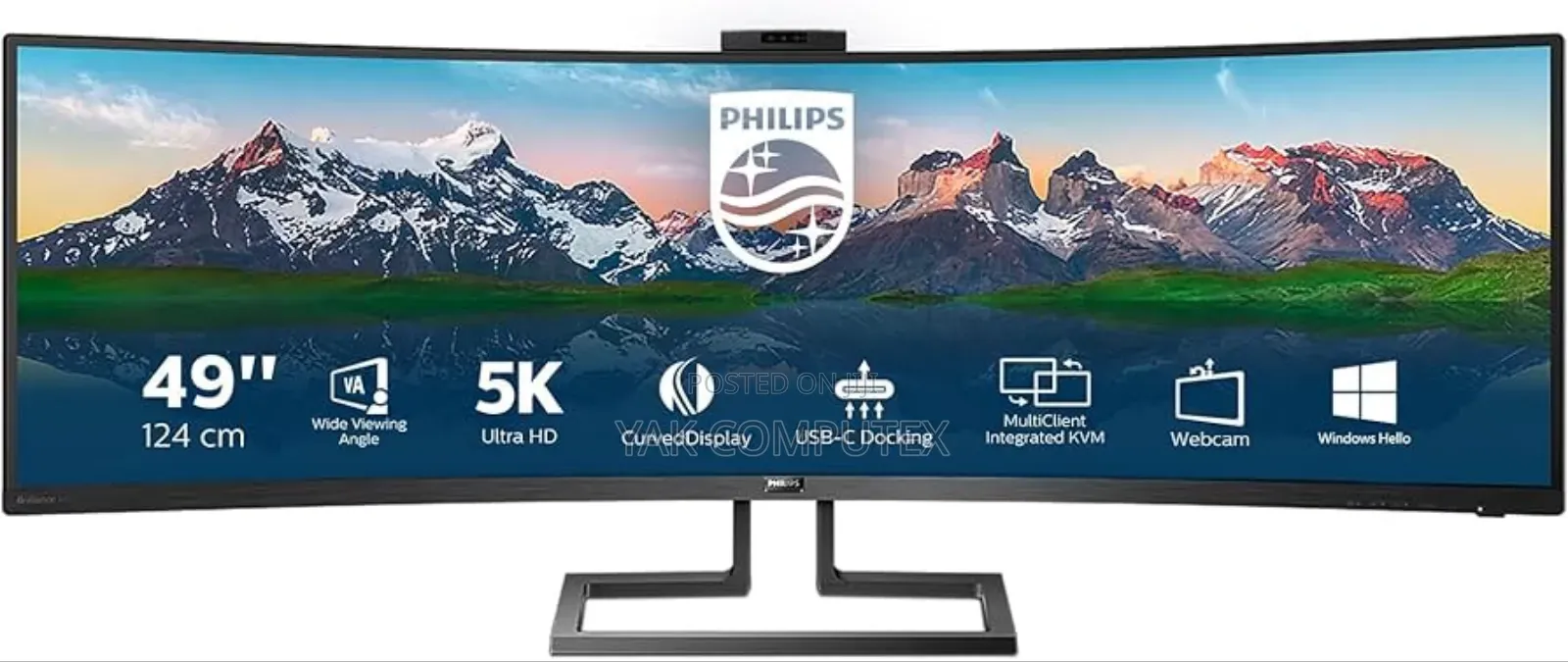 Philips Brilliance 49 Inch Superwide Curved Monitor 165hz