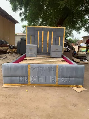 Double Bed Frame With Side Drawers