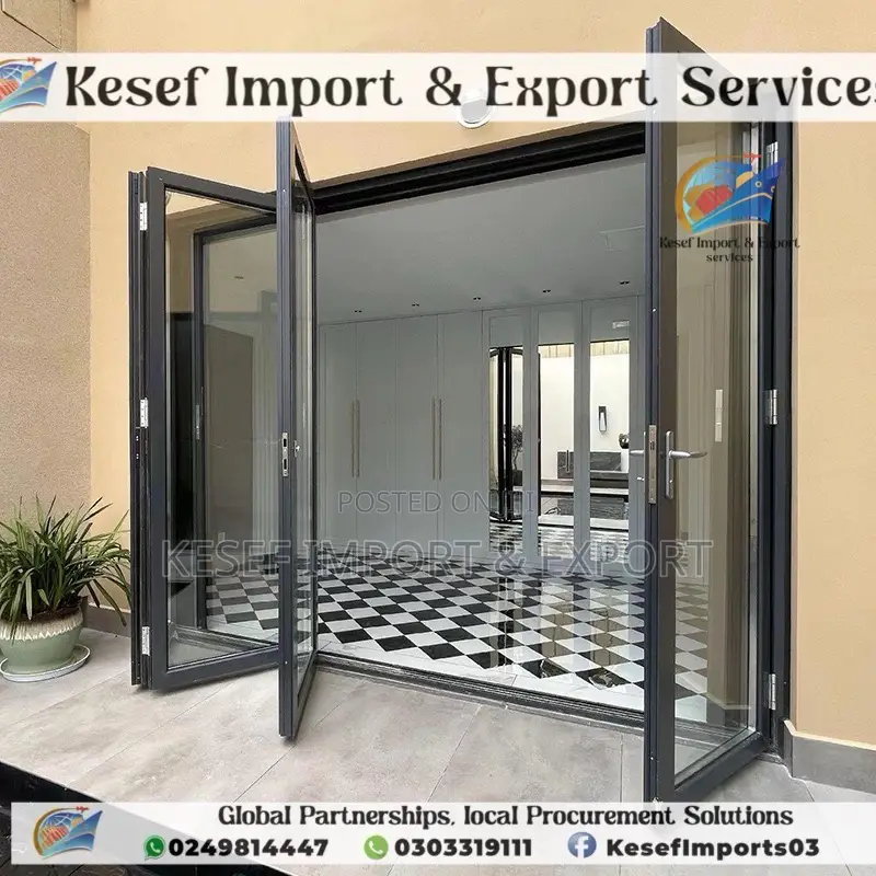 Foldable Glass Doors