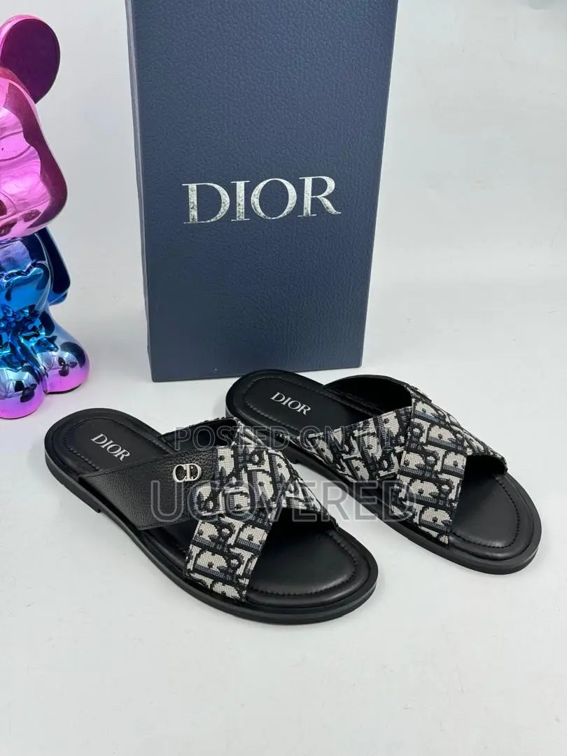 Dior Quality Men’S Leather Slippers