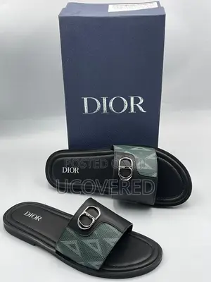 Dior Quality Men’S Leather Slippers