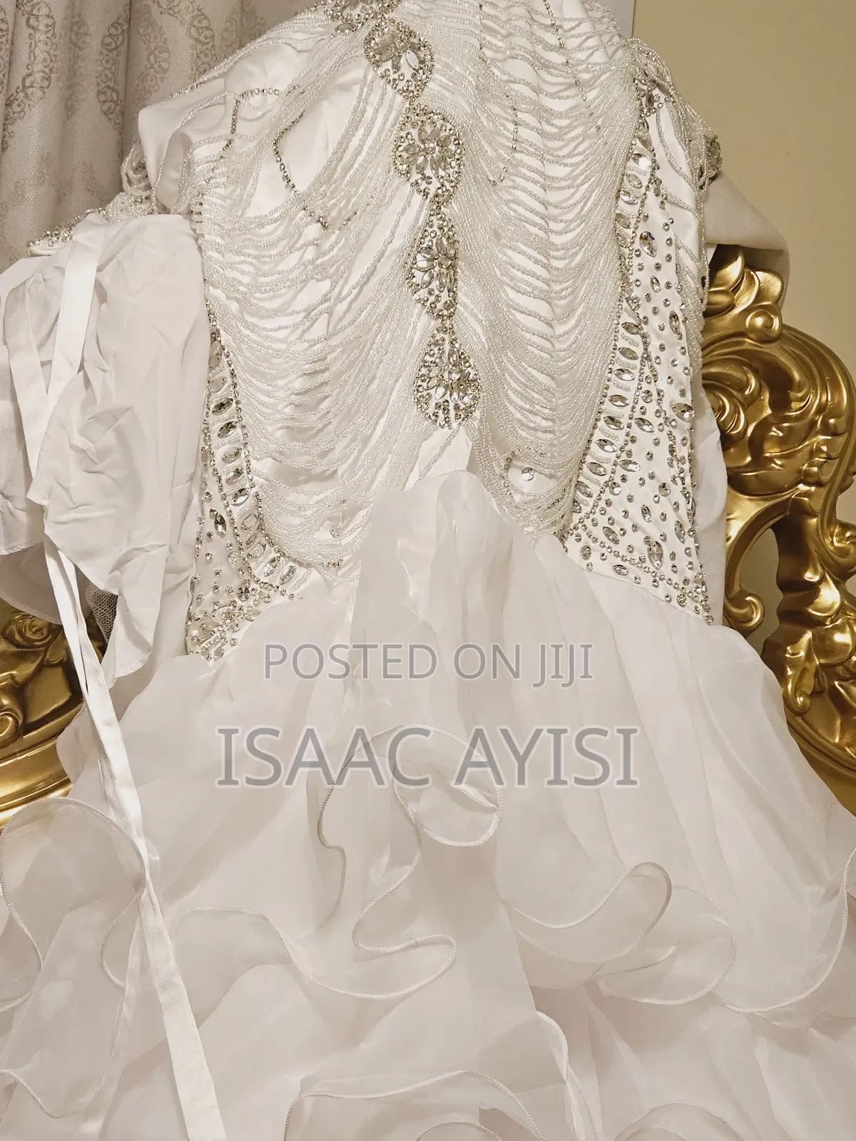 Luxury Crystal Wedding Gown Lace. Straight From Usa.