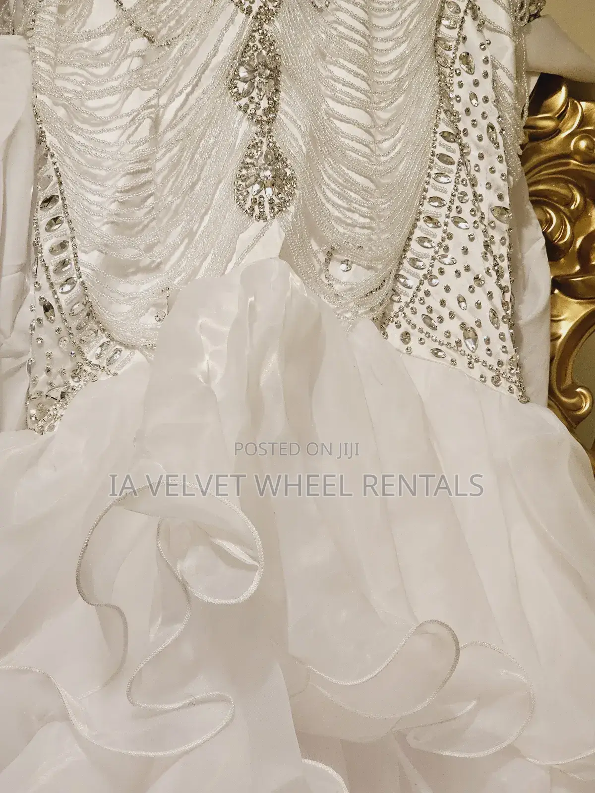Luxury Crystal Wedding Gown Lace. Straight From Usa.