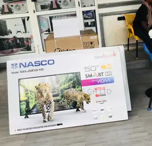 Durable New 50 Inch Smart Nasco Led (Black) Television 