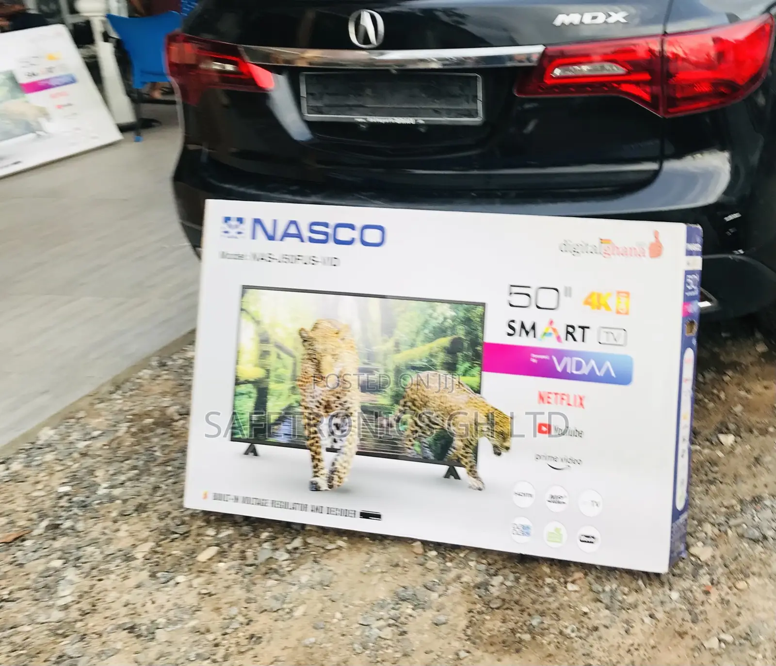 Available New Smart 50 Inch Led Nasco Television (Black)