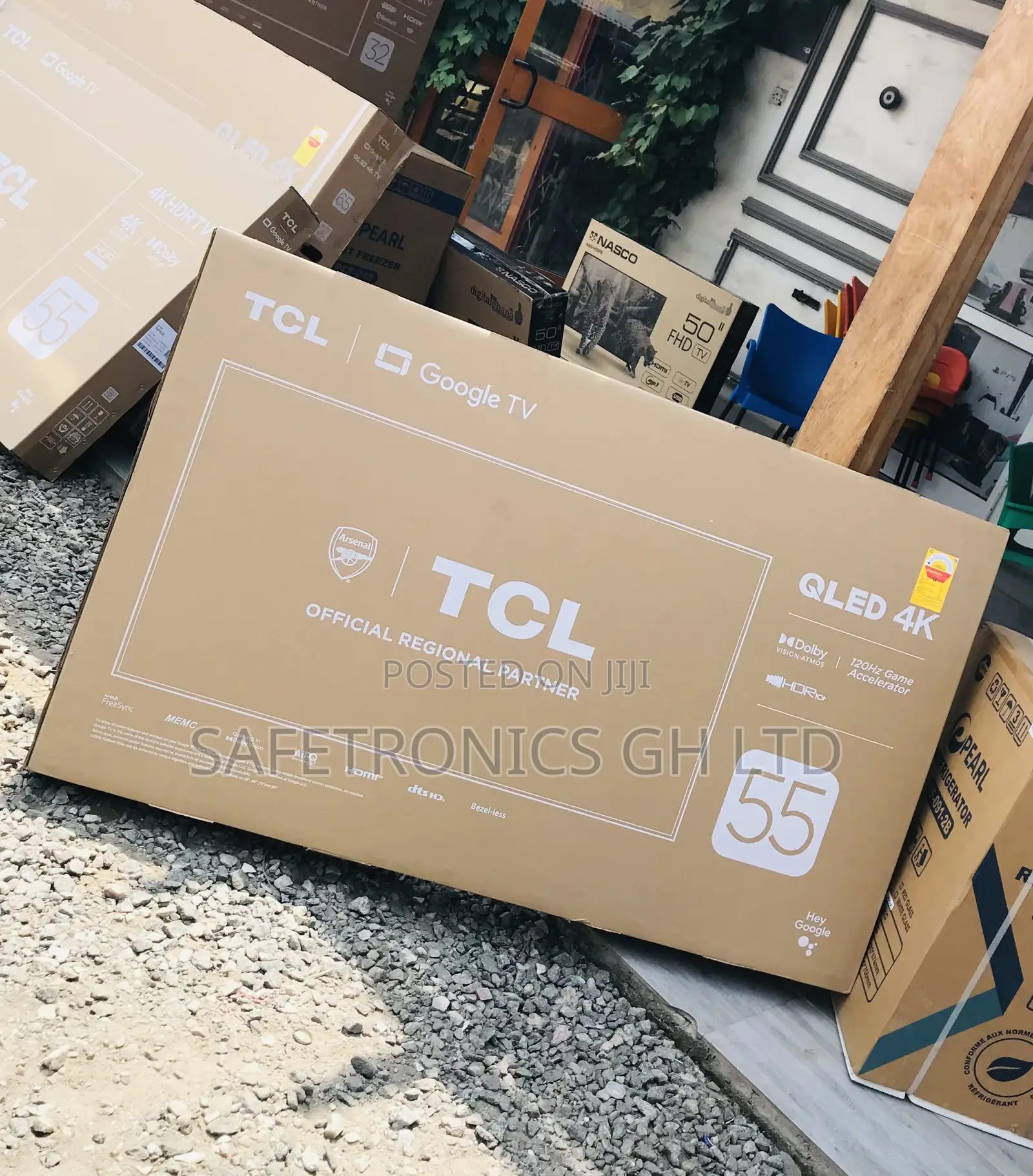 Available (Black) TCL 55 Inch Qled C645 Smart Television