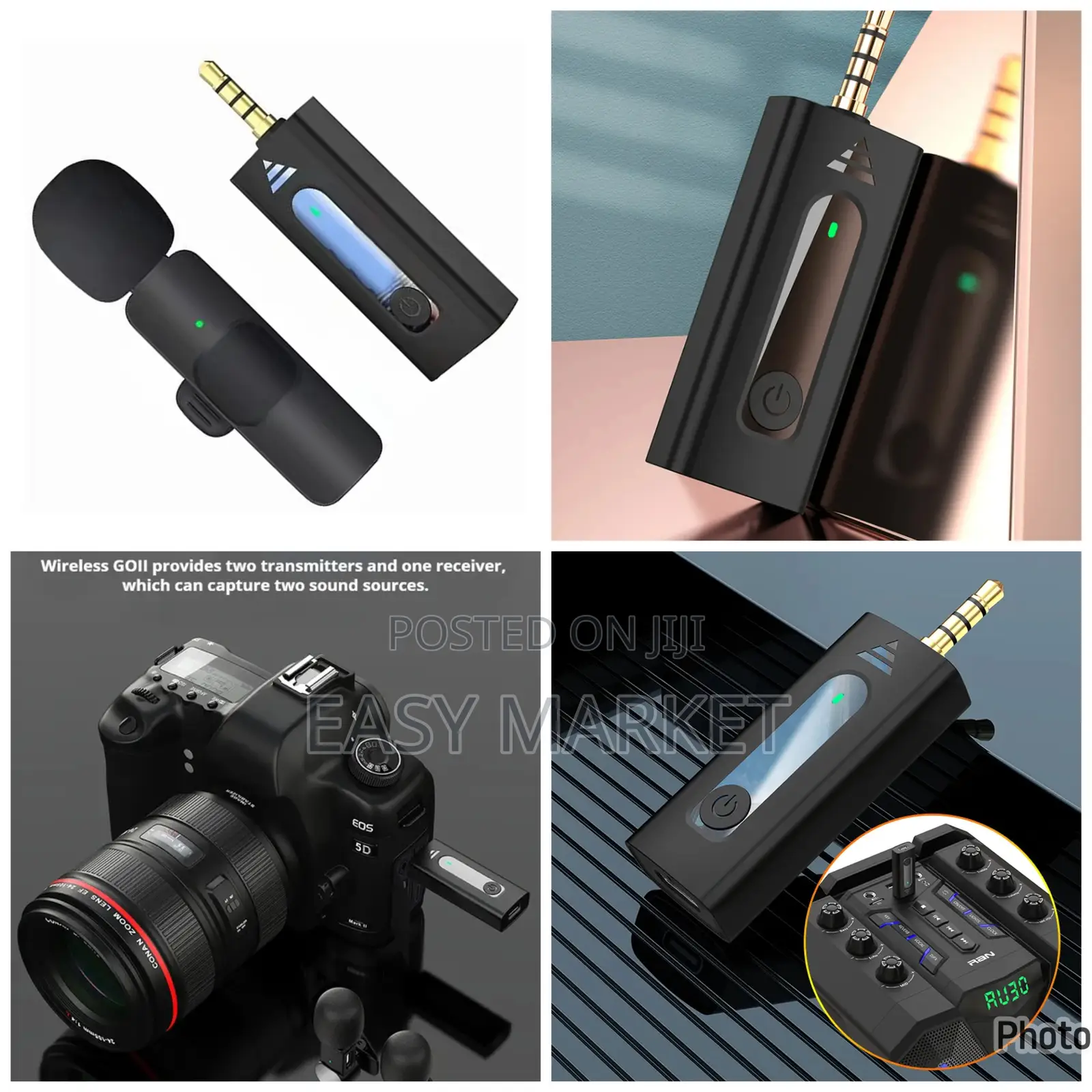 Wireless Lapel Phone and Camera Mic