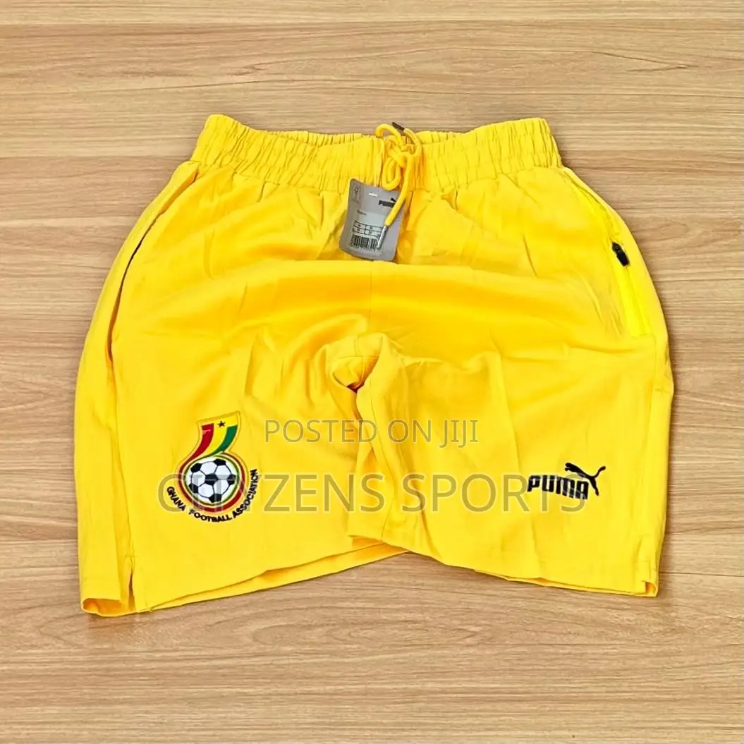 Black Stars Yellow Shorts