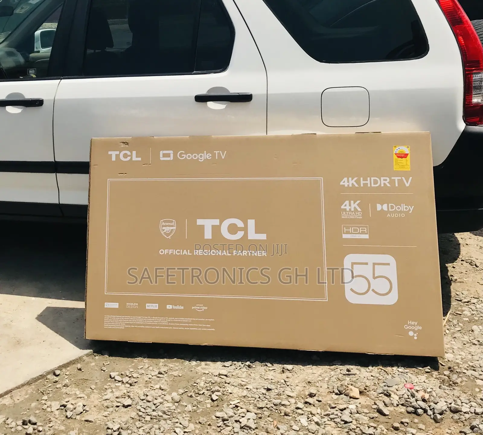 Sealed (Black) 55 Inch P635 TCL Smart Uhd Television