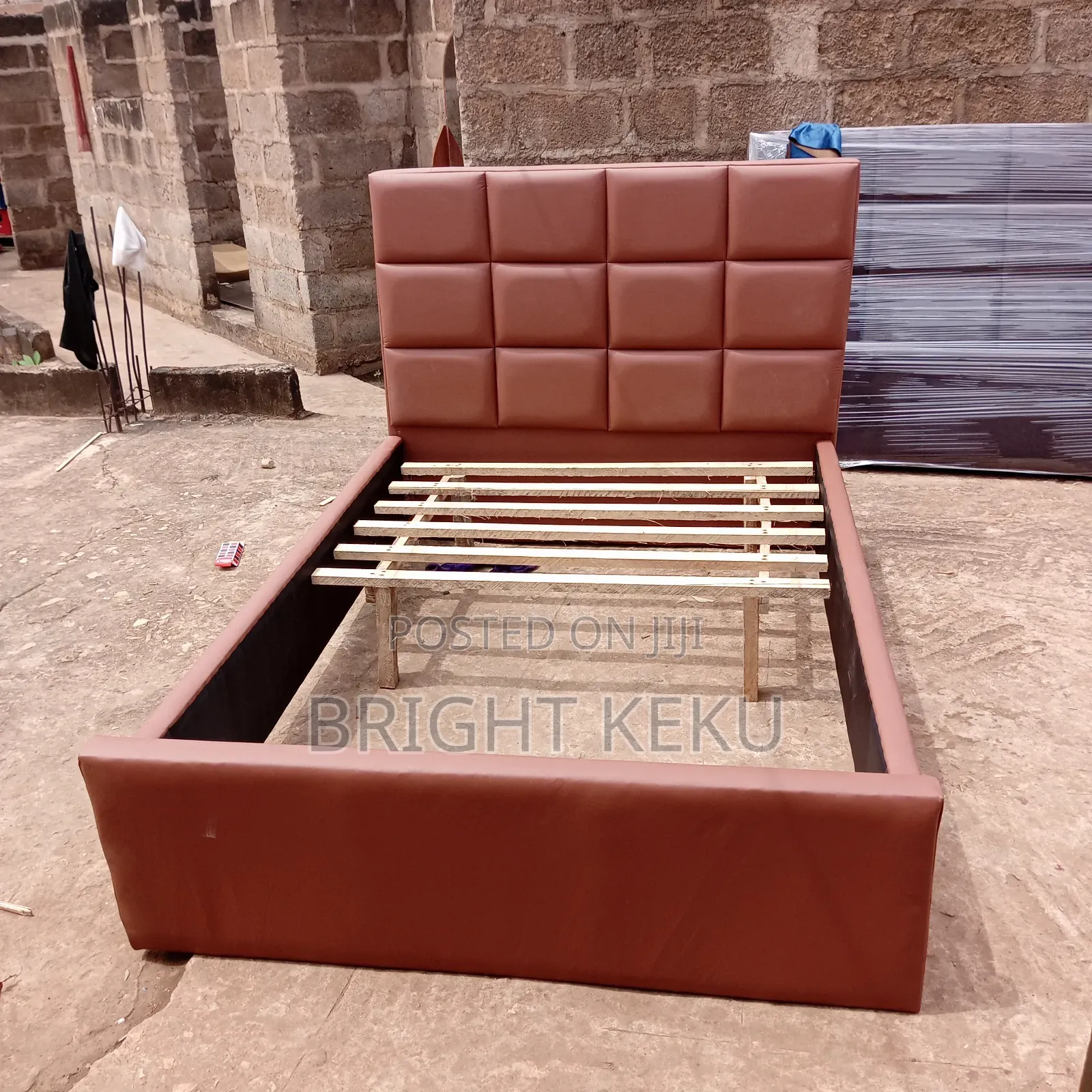 Double Bed Frame With Side