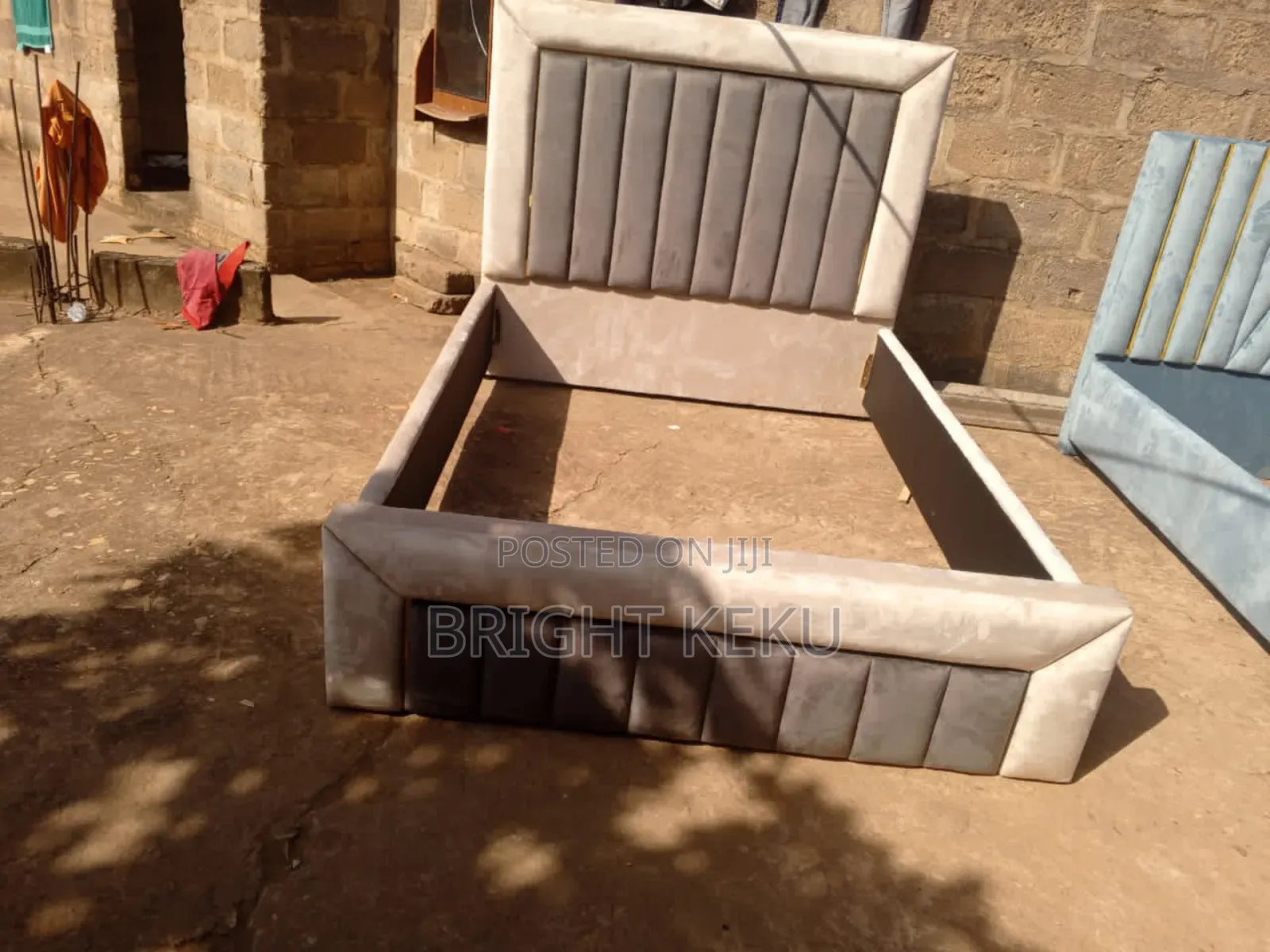 Double Bed Frame With Side Drawers