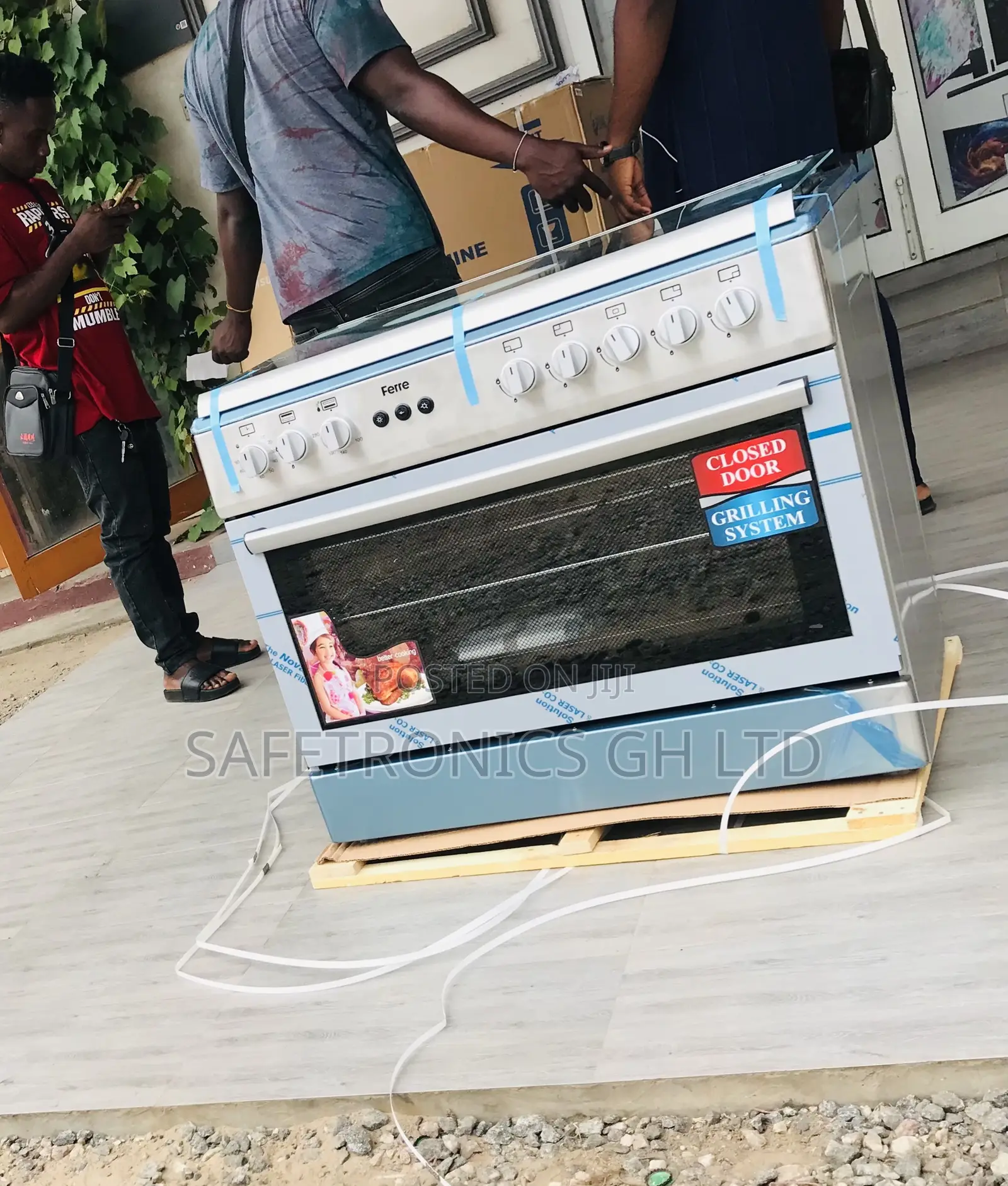 Adorable 5 Gas Oven/Grill 60by90 Ferre Auto Ignition 