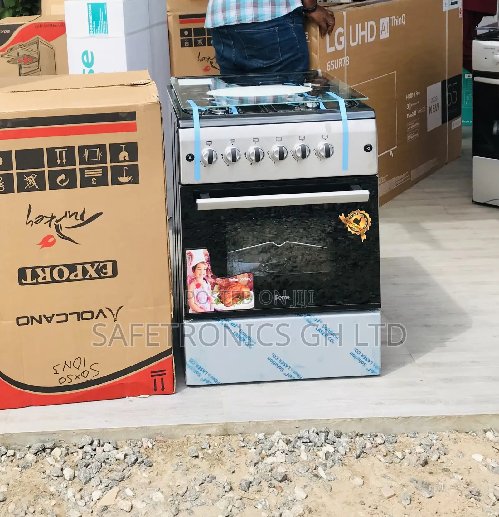 Purchase Elegant 4 Burner Oven/Grill (60by60) Ferre 