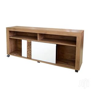 TV Rack Brown/White