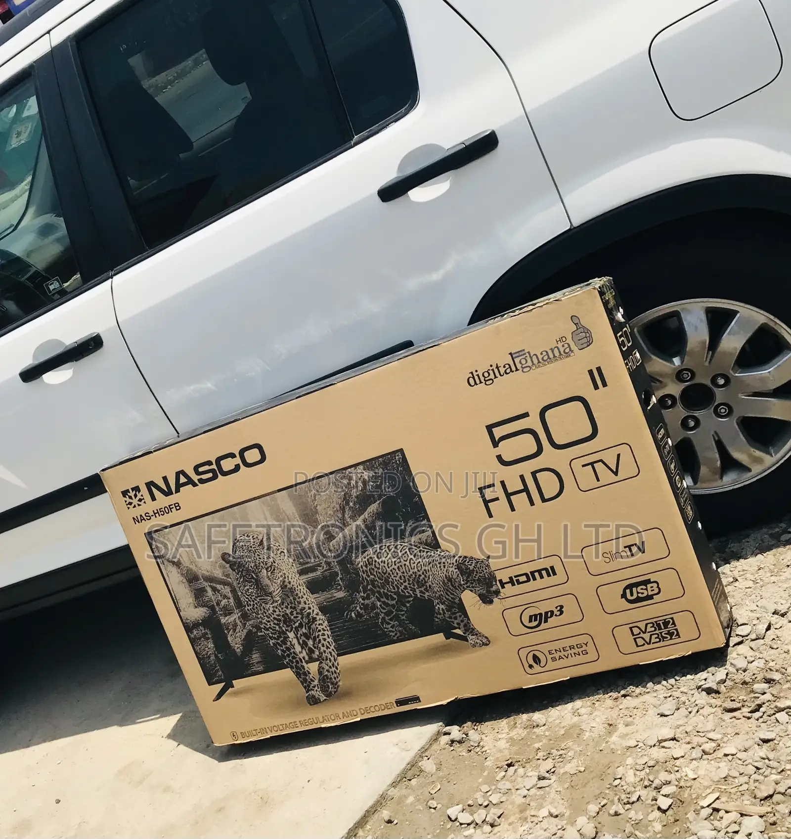 Authentic Nasco 50 Inch Led Digital (Black) Television