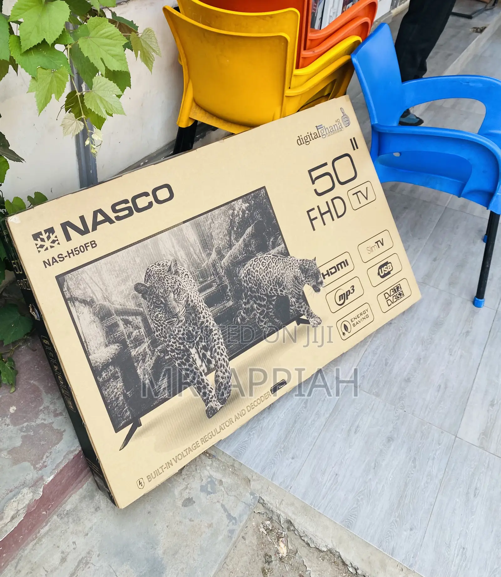 Fresh in Box Nasco 50” Full HD Satellite Television(Black)