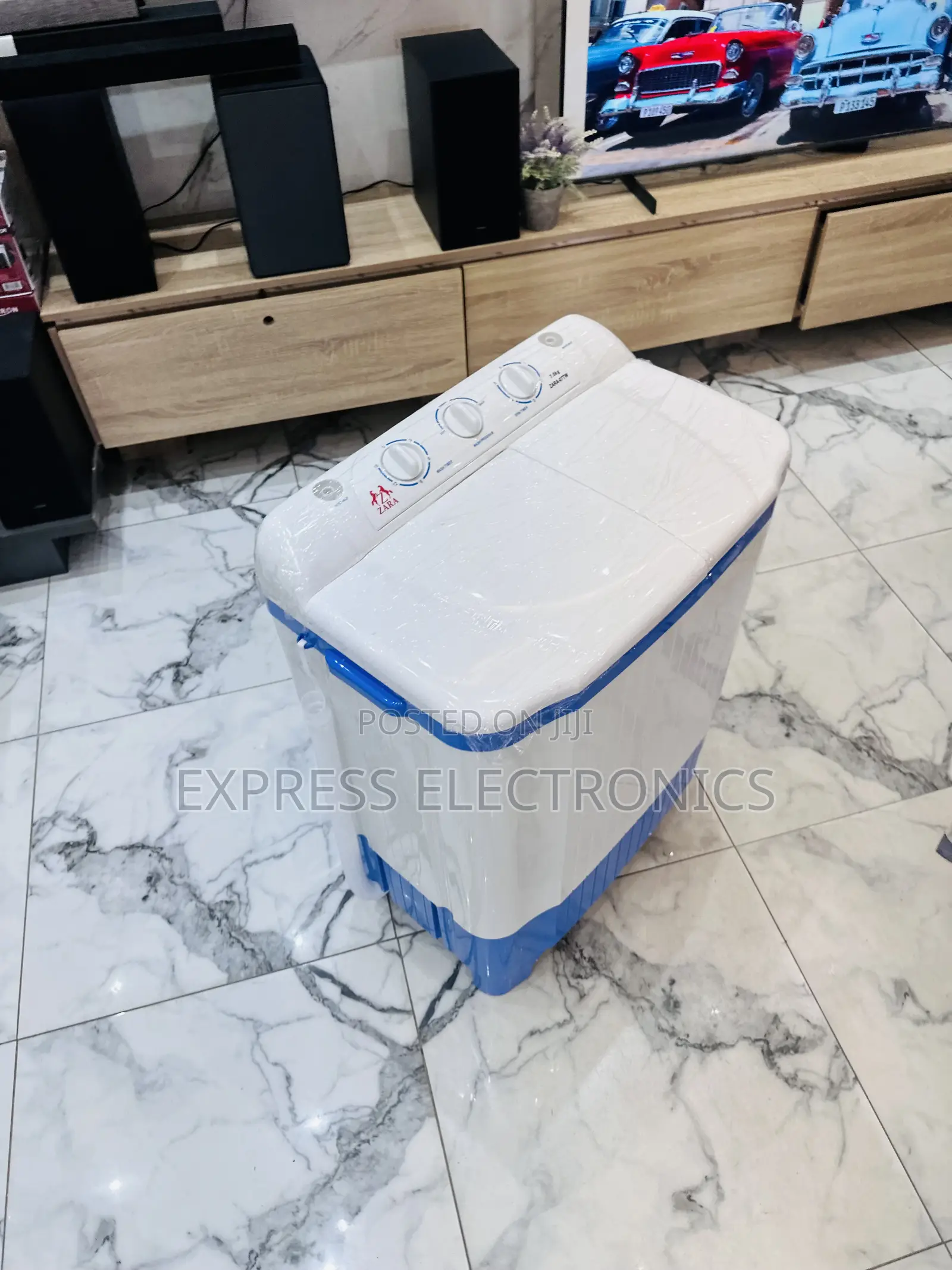 Perfect  Washing Machine 7kg Topload Zara White.  