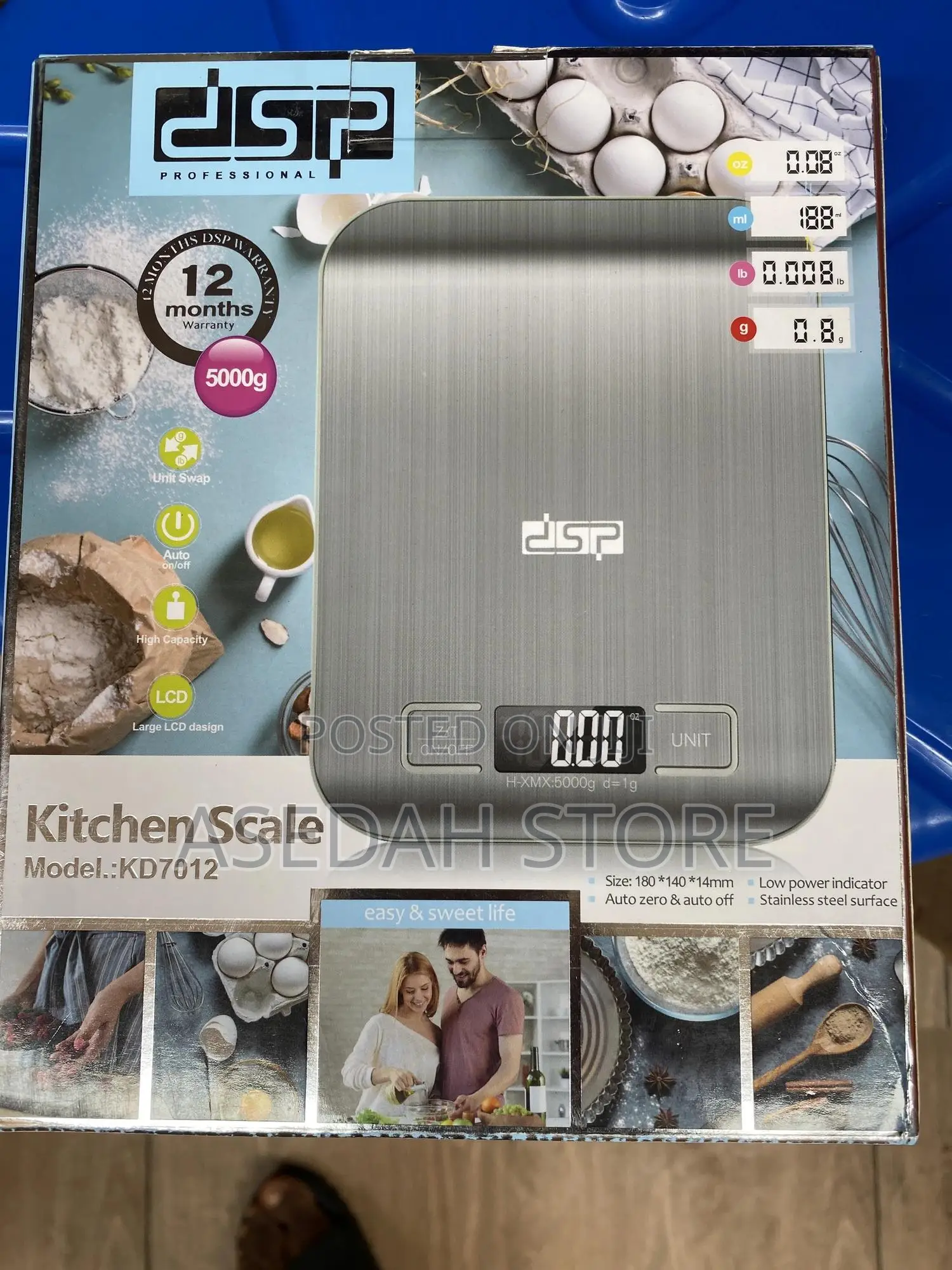 Digital Kitchen Scale 5000g DSP