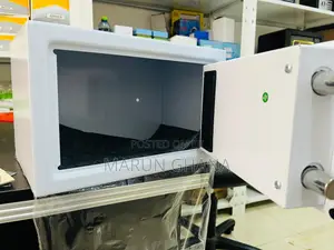Money Safe Locker Box 20e (20l) Digital + Key - White Color