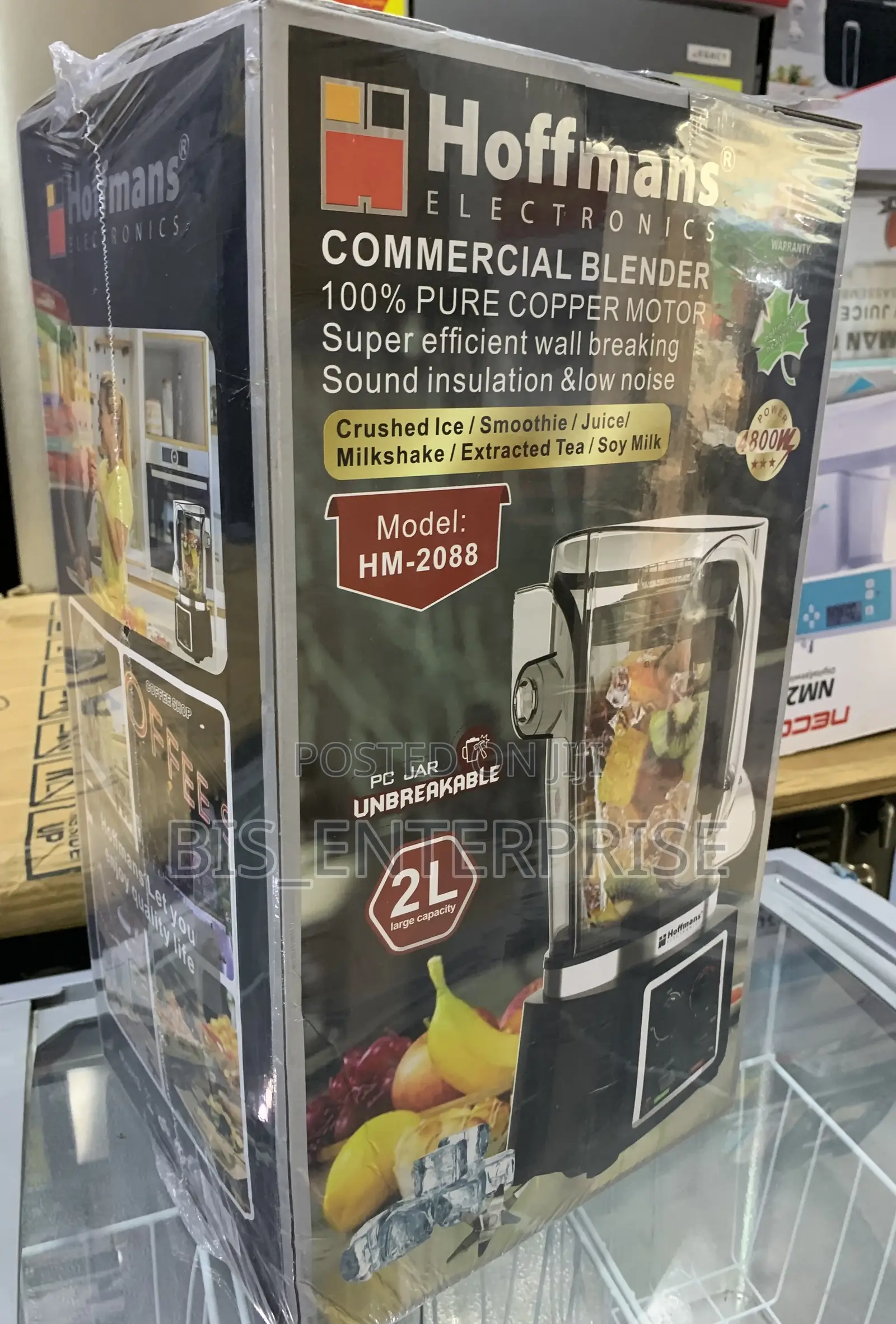 Hoffmans Commercial Blender 2L