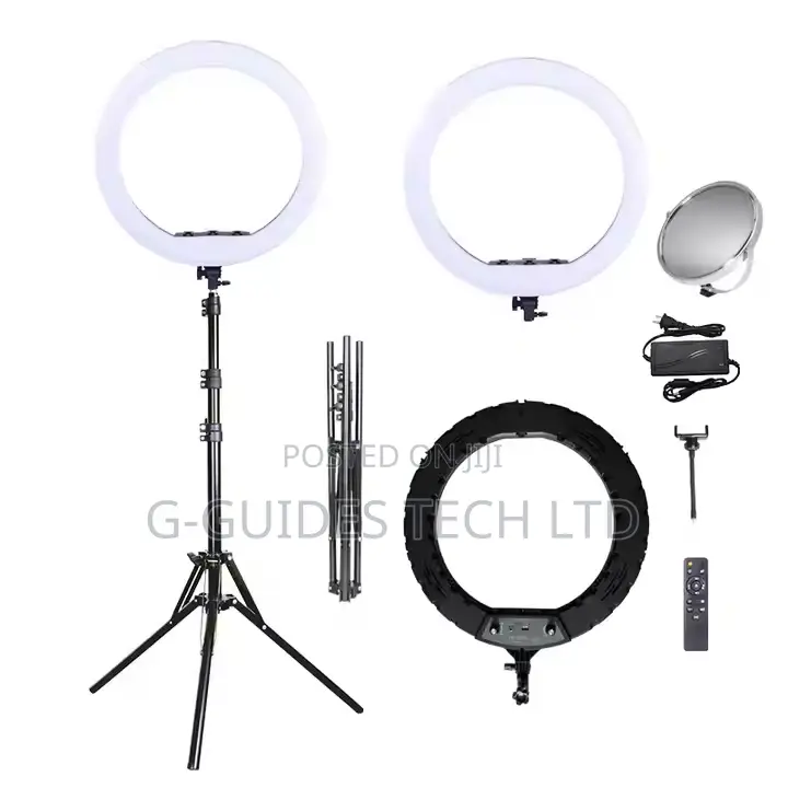 20-Inch Ring Light With Mirror Stand, 20” Ring Fill Light