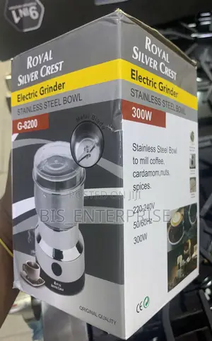 Silver Crest Grinder Stainless Steel Bowl