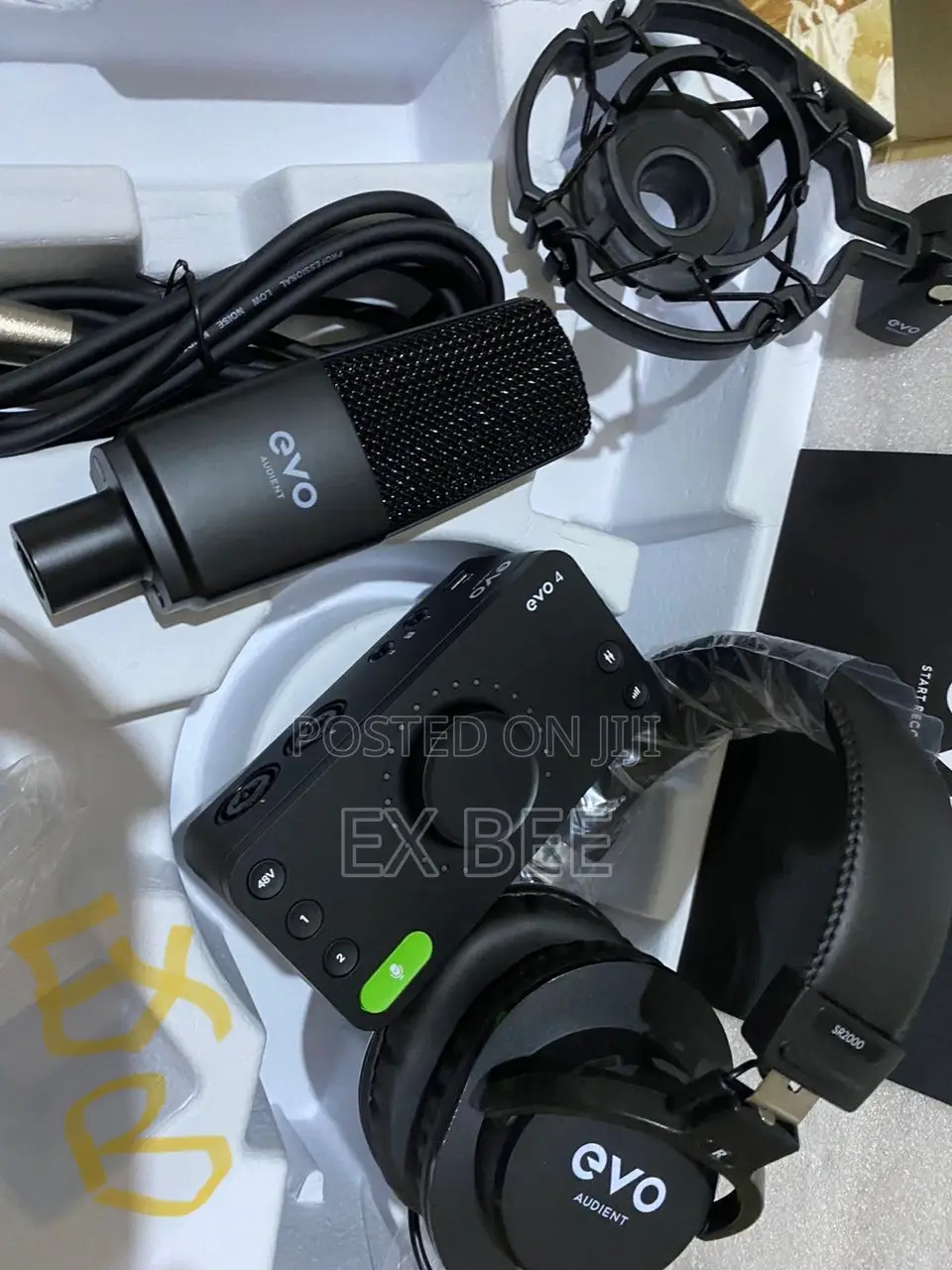 Audient Evo 4 Studio Recording Bundle