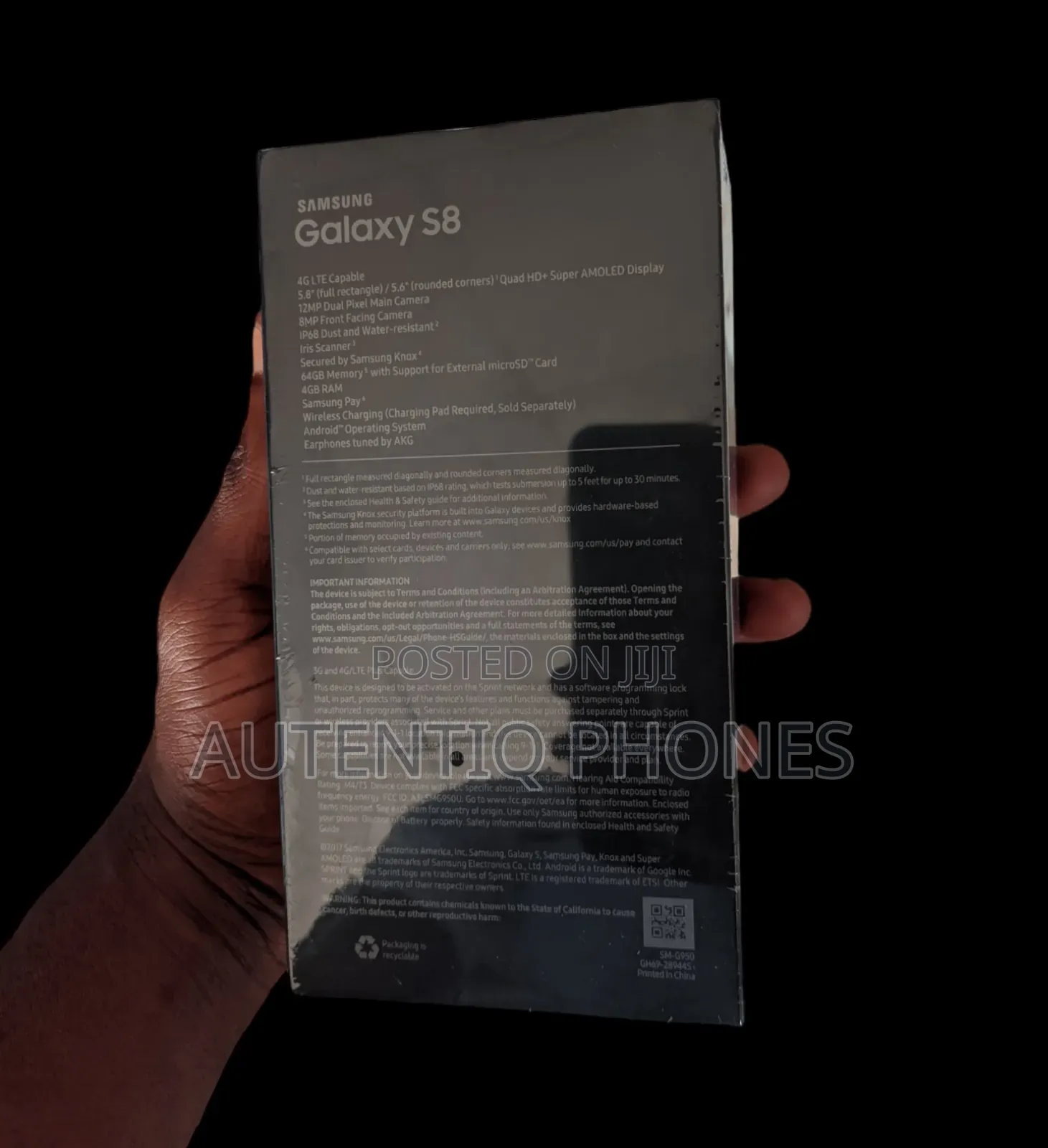 New Samsung Galaxy S8 64 GB Black
