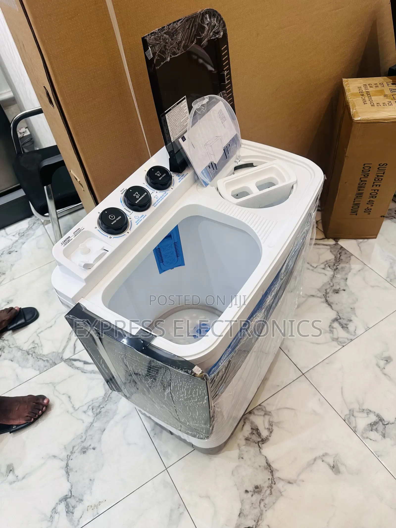Transparent Lid (7kg) Topload Washing Machine Midea —.