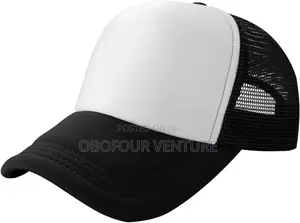 Men Women Plain Trucker Mesh Hat Snapback Blank Baseballcap