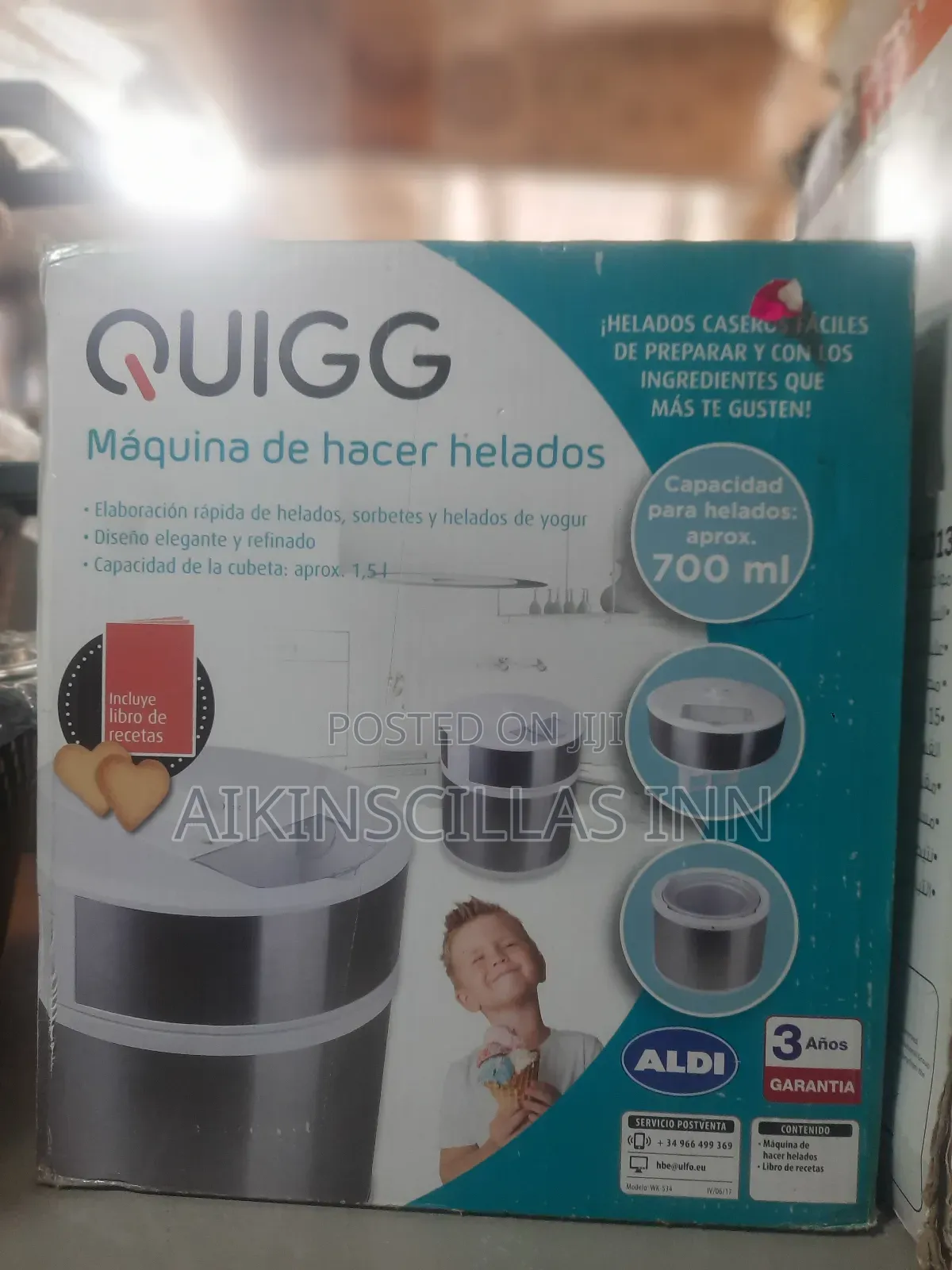 Quigg German Ice Cream Maker